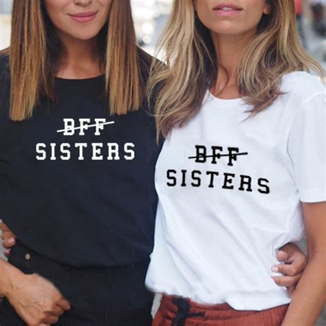 bff sister tshirt t for sisters girls t shirt femme tumblr best