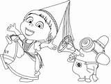 Despicable Coloring Pages Animation Movies Coloriage Moi Et Kb sketch template