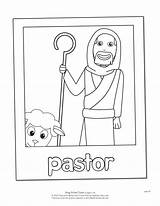 Coloring Preacher sketch template
