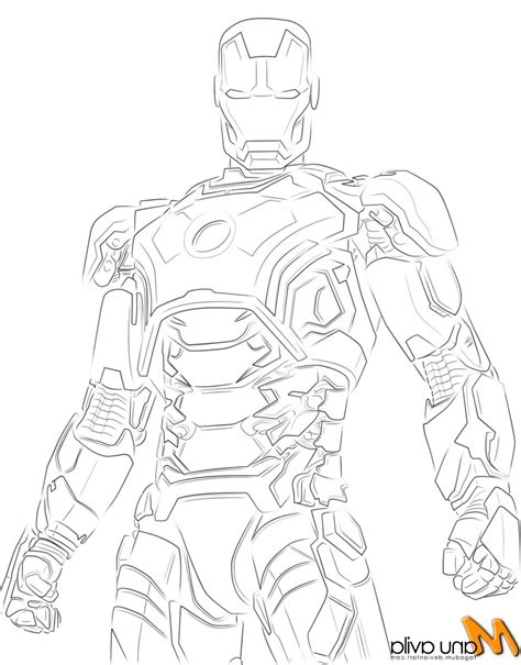 iron man mark  coloring pages pin  avengers nos coloriages