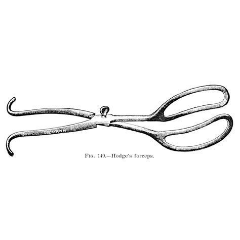 childbirth forceps  na pair  hodges forceps   delivering