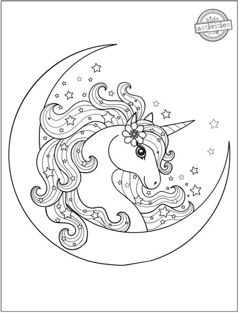 magical unicorn coloring pages  kids smartparentingskillscom