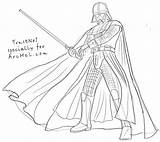 Vader Sith Dibujo sketch template
