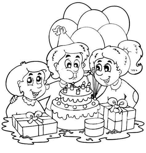 birthday boy   lof  presents coloring pages  place  color