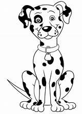 Coloring Pages Dog Fireman Sam Dalmatian Dalmation Fire Color Printable Getdrawings Getcolorings sketch template