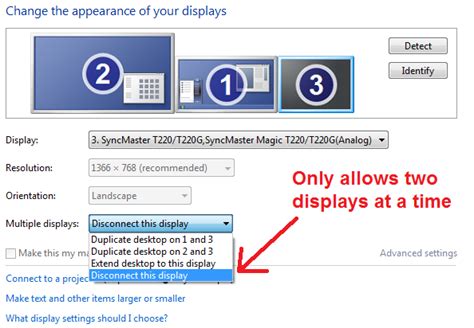 Windows 7 Laptop 2 Displays Issue Super User