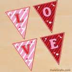 free printable valentines day alphabet banner pack