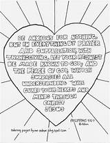Philippians Anxious Guard Verses Adron Prayer Finger sketch template