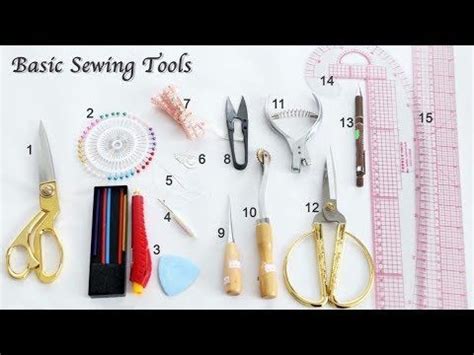 basic sewing tools  equipment  beginner   sewing