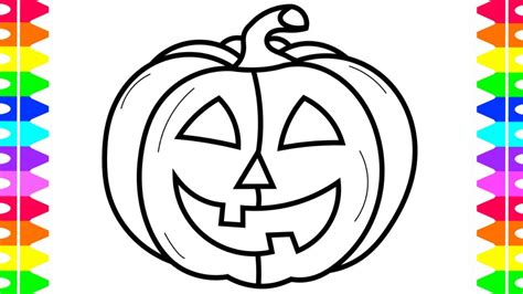 pumpkin coloring pages  kids halloween images colorist
