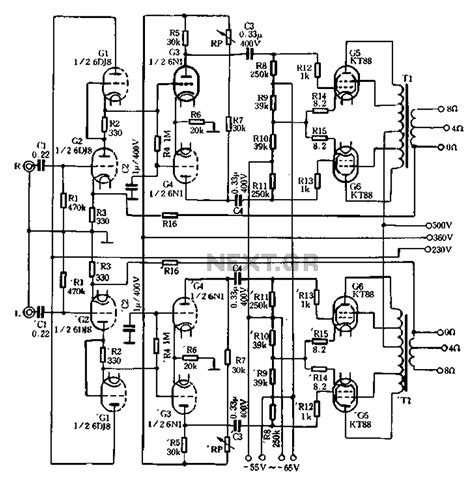 tube amplifier schematics
