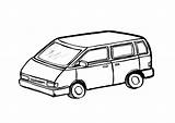 Minivan Minibus Clipartmag sketch template