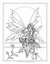 Coloring Fairy Pages Fantasy Molly Harrison Magic Rainbow Realistic Museum Adult Colouring Enchanted Fairies Printable Books Book Print Detailed Adults sketch template