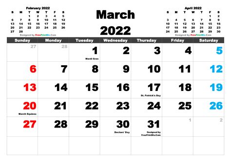 printable march  calendars wiki calendar march  calendar