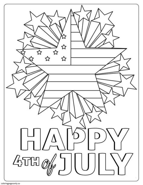 july coloring pages printable
