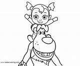Vampirina Coloring Pages Drawing Easy Printable Adults Kids sketch template