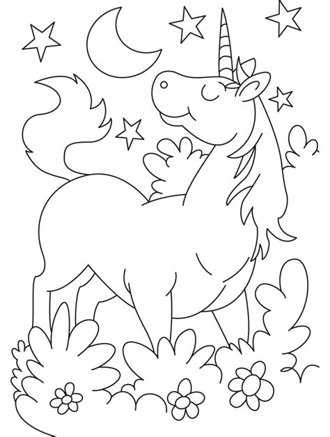 cartoon unicorn coloring pages   cartoon unicorn coloring
