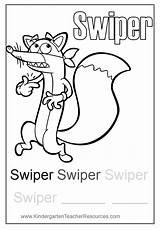 Swiper Dora Tico sketch template