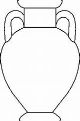 Greek Vases Anfora Grec Shapes Vaso Disegnare Greca Amphora Materiali Sagoma για Farlo Alcuni Aiuteremo sketch template