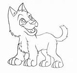Wolf Coloring Pages Baby Pup Drawing Cute Wolves Cub Lineart Deviantart Printable Getcolorings Color Print Getdrawings sketch template