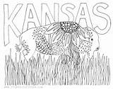 Kansas Coloring Pages Birthday Fromvictoryroad Happy Sheets Color State Kids Choose Board sketch template