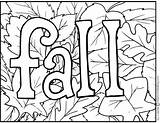 Fall Coloring Pages Kids Sheets Printable Read sketch template