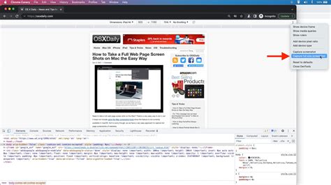 capture full size webpage scrolling screenshots  chrome