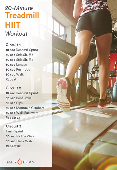 20 minute treadmill hiit workout to crush calories