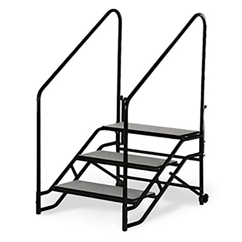 midwest folding st fixed stairs   mobilestage stagedrop