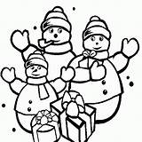 Coloring Snowman Pages Family Disney sketch template