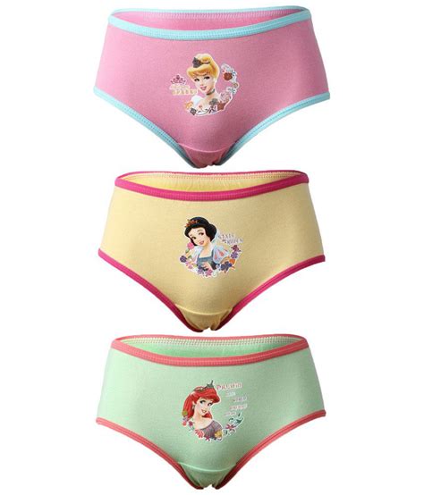 disney princess soft multi coloured panty for girls pack of 3 buy