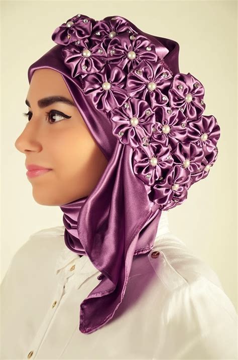 Fancy Hijab Fashion 2014 Turkish Hijab Designs Modern Party Hijab