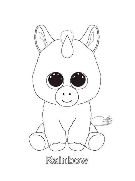 beanie boo coloring pages