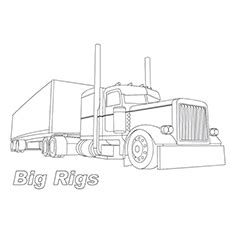 top   printable truck coloring pages