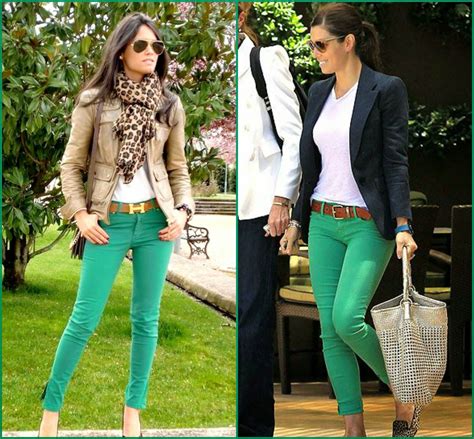 poise passion  ways  wear green pants