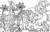 Mewarnai Kebun Binatang Diwarnai Kartun Pemandangan Lukisan Catatanku Lucu Disimpan Warna sketch template