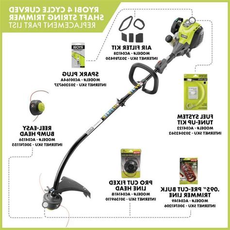 Ryobi 4 Cycle Curved Shaft Gas Trimmer Weed Eater