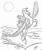 Hercules Megara Pegasus sketch template