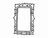 Espejo Espelho Miroir Espejos Colorier Spiegel Colorare Coloritou Mural Specchiera Decorativos Divergente Cadre sketch template