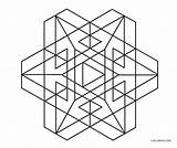 Geometric Coloring Geometrische Formen Malvorlagen Geometrischen Cool2bkids Coloriages Géométriques sketch template