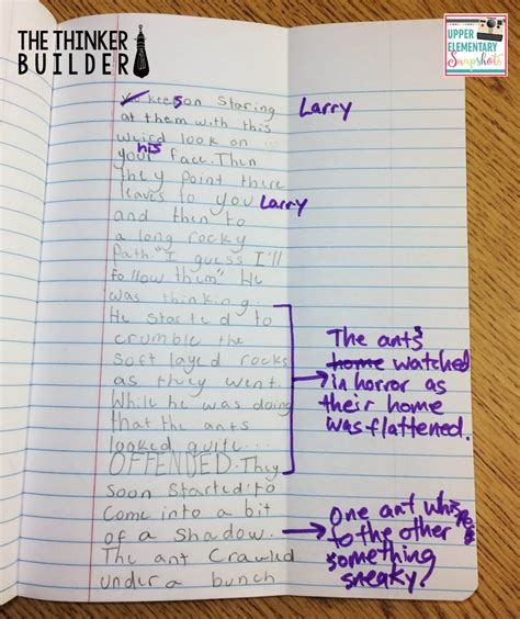 upper elementary snapshots rethinking  rough draft  simple