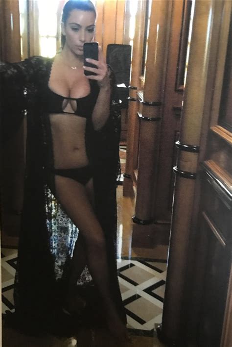 Kim Kardashian Lingerie Hot Sexy Selfies Leaked
