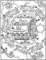 Dover Doverpublications Tekening Volwassenen Mandala Bezoeken Kleuren Clipground Keer Bekeken Lagere sketch template