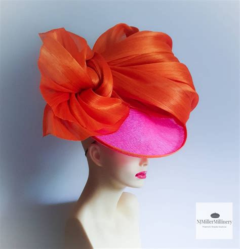 Orange Fascinator Flower Halo Crown Headband Flower Headpiece Mother