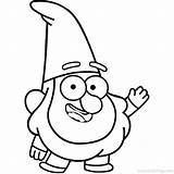 Nain Mabel Gnome Waddles Coloriage Dipper Xcolorings sketch template