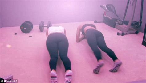 cbb s luisa zissman and jasmine waltz continue lesbian game plan with sexy workout daily