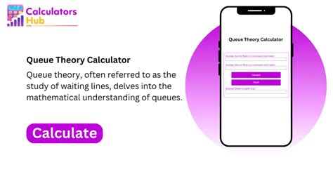 queue theory calculator