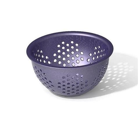 kitchen strainer bowl  model  printable cgtrader
