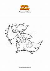 Delphox Hoopa Unbound Supercolored Psyduck sketch template