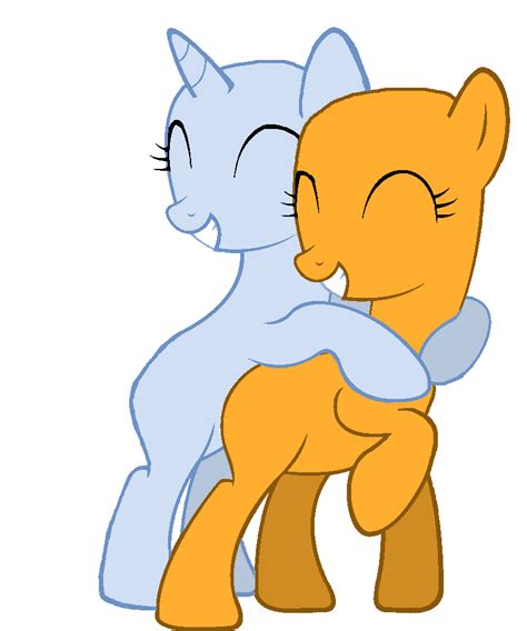 mlp base  ponies hug  ceriseelicore  deviantart